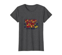 Maryland Old Bay in My Veins Crab Lover Gift T-Shirt, Women, Dark Heather Grey, L