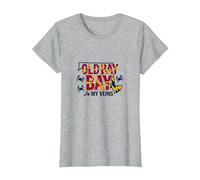 Maryland Old Bay in My Veins Crab Lover Gift T-Shirt, Women, Heather Grey, M