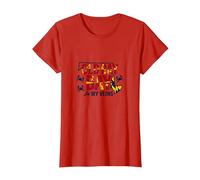 Maryland Old Bay in My Veins Crab Lover Gift T-Shirt, Women, Red, M