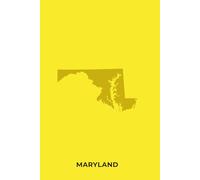 MARYLAND - Premium Lined Journal | 6" x 9" | Soft Cover | 120+ Pages: A High-Quality Writing Notebook - Ideal for School, Work, or Thoughtful Gifts
