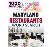 Maryland Restaurants Word Search: Large Print