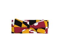 Maryland State Flag Adorable Baby Bow Headband Soft and Stretchy Infant Hair Accessory for 0-6 Months Baby Showers soft skin-friendly elastic
