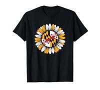 Maryland State Flag Black Eyed Susan Flower Gardening T-Shirt