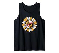Maryland State Flag Black Eyed Susan Flower Gardening Tank Top