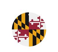 Maryland State Flag Car Air Fresheners Cards - Set Of 4 Pieces,For Cars & Home, Long-Lasting Lavender Fragrance