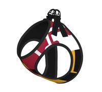 Maryland State Flag Print Dog Harness,Pet Leash Vest,Adjustable And Reflective Vest,For Small To Medium Dogs