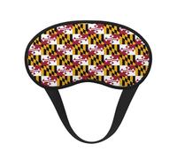 Maryland State Flag Sleep Mask 100% Light Blocking Eye Mask for Sleeping, Sleep Mask for Unisex for Travel/Nap