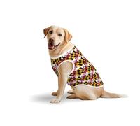 Maryland State Flag Soft Cotton T-Shirt Vest For Large Dogs, Print Pet Clothes Breathable Pet Pullover Tee Sleeveless Sweatshirt (3xl-5xl)