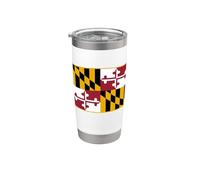 Maryland State Flag Stainless Steel Insulated Tumbler