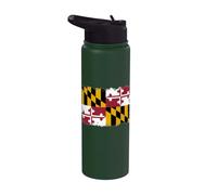 Maryland State Flag Stainless Steel Insulated Water Bottle