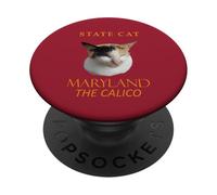 Maryland Territory Cat The Calico PopSockets Adhesive PopGrip