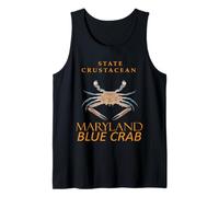 Maryland Territory Crustacean Callinectes sapidus Crab Tank Top