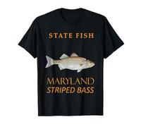 Maryland Territory Fish The Striped Bass T-Shirt
