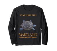 Maryland Territory Reptile The Freshwater Turtle. Long Sleeve T-Shirt
