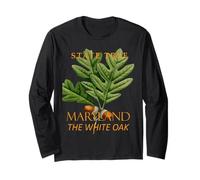 Maryland Territory Tree The White Oak Long Sleeve T-Shirt