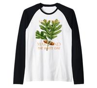 Maryland Territory Tree The White Oak Raglan Baseball Tee