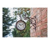 Marylebone Station Wall Clock 8" Thermometer Double Sided 563010