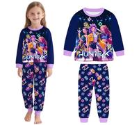 Maryparty Demon Hunters Girls Pajamas Set K-Pop Mira Rumi Zoey Sleepwear Pyjamas Nighties Fashion Cute Kids Pjs (UK, Alpha, XXL, Regular, Regular, Style-2)