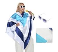 Maryparty Ladies Disco Poncho Adult 1970's Poncho Cape Costume for Carnival Parties Halloween