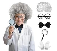 Maryparty Mad Scientist Costume Set Mad Scientist Fancy Dress for Festival Party Cosplay Stage