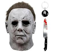 Maryparty Michael Myers Mask for Adults Halloween Michael Myers Face Scary Mask for Halloween Kills Scary Cosplay (Style-4)