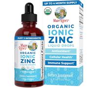 MaryRuth Organic, Liquid Ionic Zinc, Zinc Drops, Dietary Supplement, Unflavored, 120ml, Vegan, Gluten-Free, Soy-Free