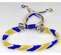 Mary's Terrace Rugby League Rope Bracelet (Leeds Rhinos)