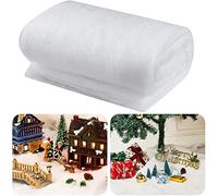 MarysDe@lz Christmas Snow Blanket 70cm x 50cm for Christmas Decoration, Village Displays, Under the Christmas Tree - Thick White Soft and Fluffy Fake Snow Cover for Holiday Decor and Winter Displays