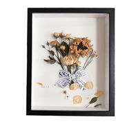 marysgift 3D Shadow Box Frame 7x5, Box Frame Deep Picture Frame Square For Photos, Flowers, Wedding Bouquet, DIY Decoration 3d Deep Black - 7" x 5" (17.9 x12.8cm)