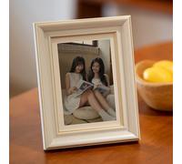 marysgift Picture Frames 8x6 Photo Frames 6x8 inches for Wall Friend Family Birthday Gift for Christmas with Mounts Rustic Frames Display Vertical Horizontal Desk Tabletop - White07 8x6