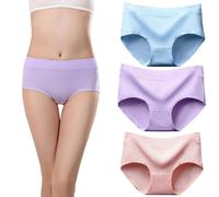 marysgift Underwear Control Knickers for Women Multipack - 3 Pack Soft and Stretchy Postpartum Comfortable Cotton Ladies Pants XL UK 12 14 A05