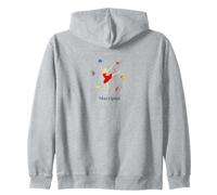 Marzipan Land of Sweets Nutcracker Ballet Christmas Graphic Zip Hoodie
