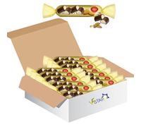 Marzpan Brote Bars 100g - Dark Chocolate covered marzpan Chocolate Bar - Znt (40 x Bars (Full Box))