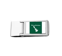 mas Bell Hope Art Deco Fashion Slim Money Clip Stainless Holder Pocket Wallet