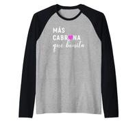 Mas Cabrona Que Bonita Feliz Dia De Las Madres Raglan Baseball Tee