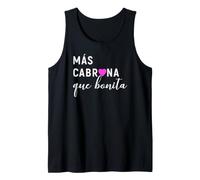 Mas Cabrona Que Bonita Feliz Dia De Las Madres Tank Top
