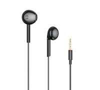 MAS CARNEY WH9 Headphones Wired, In-Ear Earphones Wired with Microphone, Compatible with Samsung Huawei Vivo Oppo Mi Redmi, Black