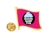 mas Eve Dreams Achievement Golden Metal Flag Lapel Pin Badge