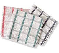 MAS International Kitchen Terry Tea Towel 100% Pure Cotton Absorbent Long Lasting Soft Touch Dish Towels, Tea Towels, Bar Towels (Pack of 2)