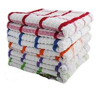 MAS International Ltd Kitchen Dish Jumbo Terry Tea Towel 100% Cotton Egyptian - Hotel Quality Professional Catering Grade Wonderdry Soft Thick Cleaning Drying Cloth (Pack of 9)