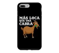 Más Loca Que Una Cabra Granja Granjero Campesina Retro Case for iPhone 7 Plus/8 Plus