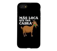 Más Loca Que Una Cabra Granja Granjero Campesina Retro Case for iPhone SE (2020) / 7/8