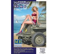 Masterbox 1:24 Scale Pin-up series, Kit No. 6 Samantha Construction Set (Grey)