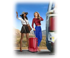 MAS24041 - Masterbox 1:24 - Truckers Series Erica and Kery