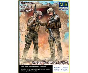 MAS24068 - Masterbox 1:24 - Modern War 1 Our Route has been changed