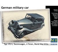 Masterbox 1:35 Scale German Military Car Type 170 V Tourenwagen 4 Turn 1937-1940 Figure