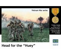 Masterbox 1:35 Scale Head for The Huey Vietnam War Series Figure, 1.27 x 1.27 x 3.81 cm