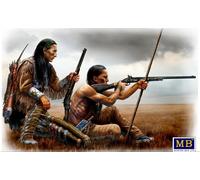 Glow2B Model Kit Masterbox MB35128 - 1:35 Indian Wars Series Remote Shot