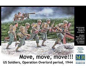 MAS35130 - Masterbox 1:35 - US Soldiers Operation Overlord Move Move