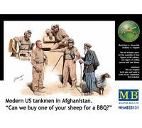 Masterbox 1:35 Scale Modern US Tankmen in Afghanistan A sheep for the BBQ? Figure